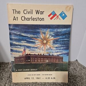 The Civil War at Charleston Paperback Book History, Attack on Fort Sumter